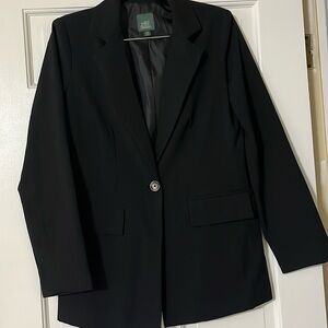 Black oversized blazer